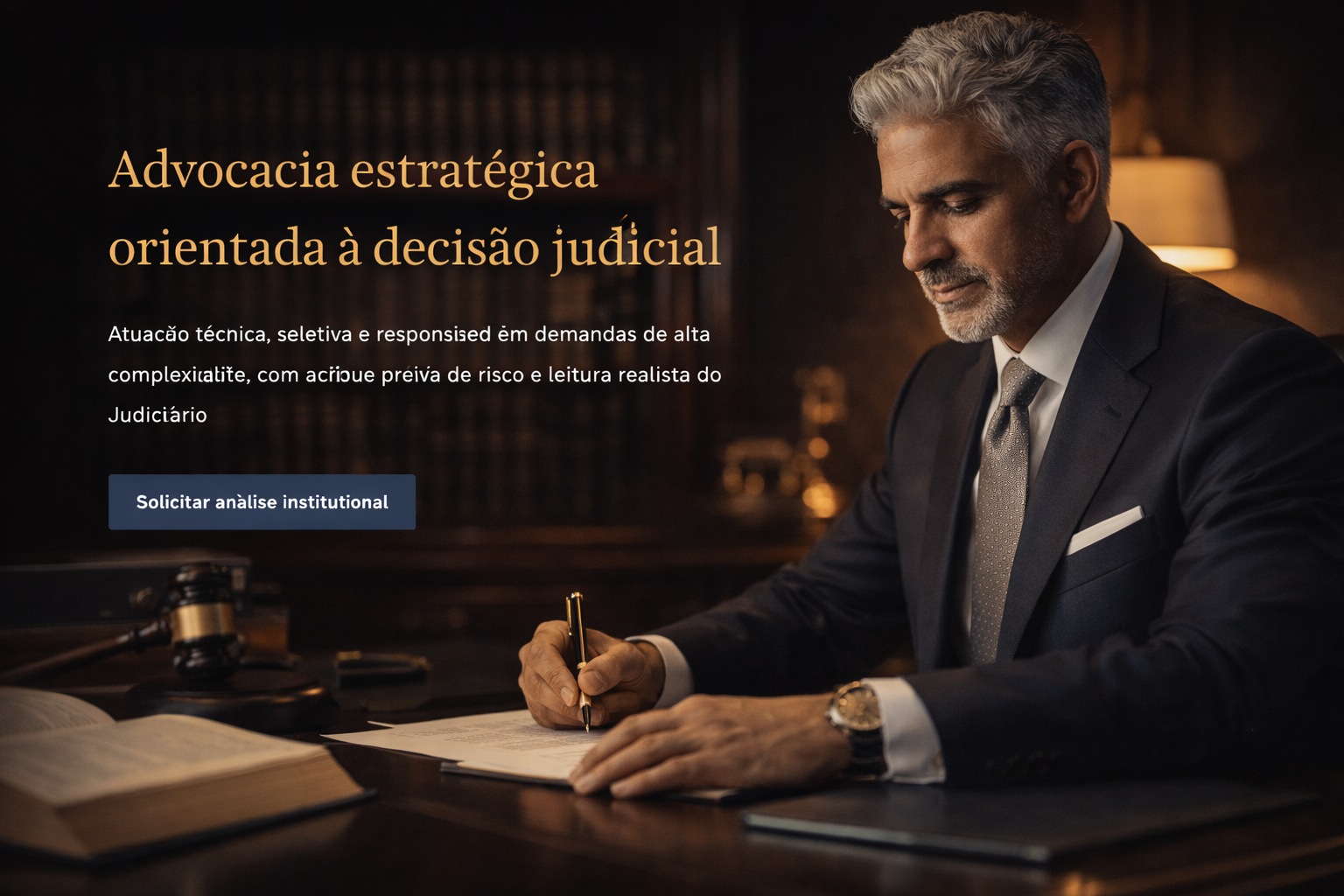 Foto do advogado responsável